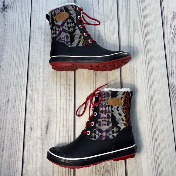 KEEN Outdoor Women's Elsa Duck Boots - Winter Rain Snow SZ 9 Like New! - Picture 4 of 10